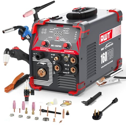AWT MIG Welding Machine,160A 5 in 1 Plasma Cutter Welder...