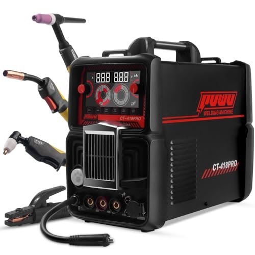 PUWU Plasma Cutter Welder Combo Gas MIG/Gasless MIG/Lift...