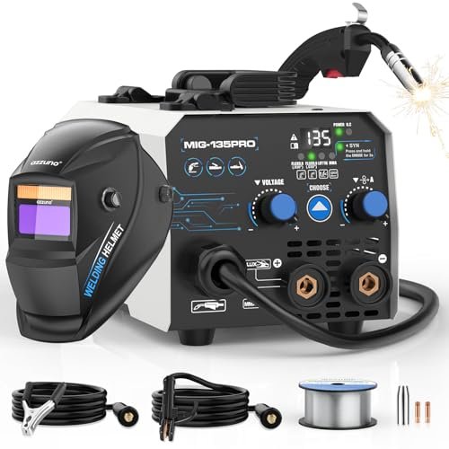 AZZUNO 135A MIG Welder Machine 110V, 3 in 1 Welder...