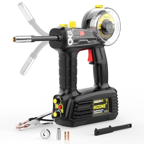 HIZONE 100A Hand Held MIG Welder, 2025 Newest 110V...