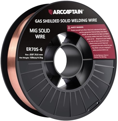 ARCCAPTAIN Mig Welding Wire, 0.030 10Lb Mig Wire ER70S-6...