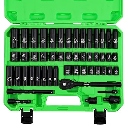 SWANLAKE GARDEN TOOLS 3/8'' Drive Impact Socket Set,...