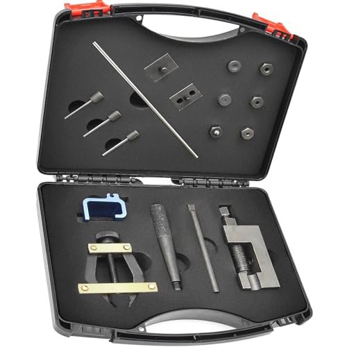 Motorcycle Chain Breaker Rivet Tool kit, Chain Link Cutter...
