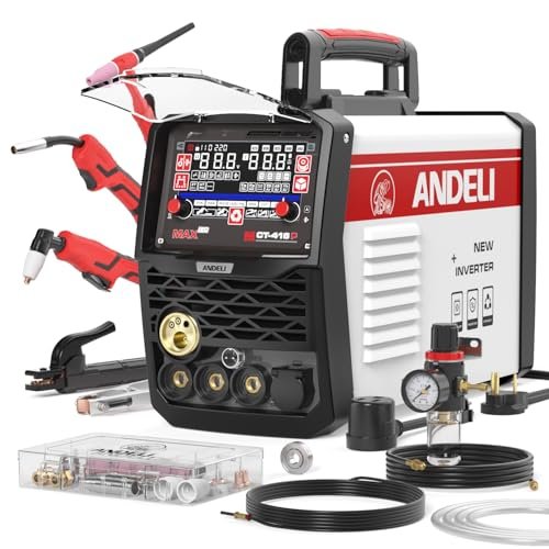 ANDELI Plasma Cutter Welder Combo 160Amp Pulse MIG/HF...