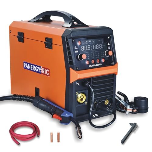 Mig Welder 200A Synergic Wire Feed Welder Portable Welding...