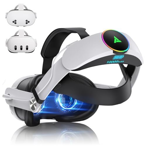 Foscomax RGB VR Headset for Oculus/Meta Quest 3/3S Head...