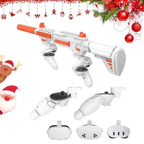 Relohas VR Handle Accessories for Meta Quest 3, 3S, Gun...
