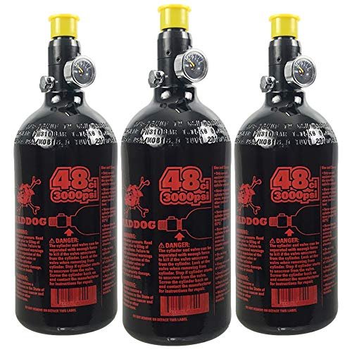 Maddog 48/3000 Aluminum Compressed Air HPA Paintball Tank...