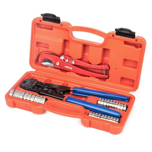 iCrimp PEX Clamp Tool Kit for 3/8-in, 1/2-in, 3/4-in,...
