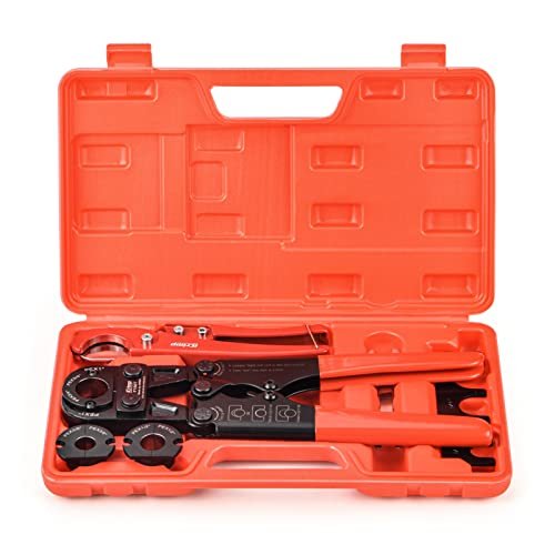 iCrimp Pex Pipe Crimping Tool kit for 3/8,1/2,3/4,1-inch...