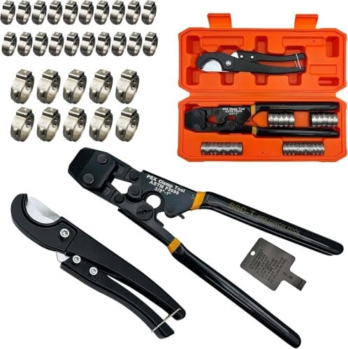 PEX Pipe Clamp Cinch Tool Crimping Tool Crimper for...