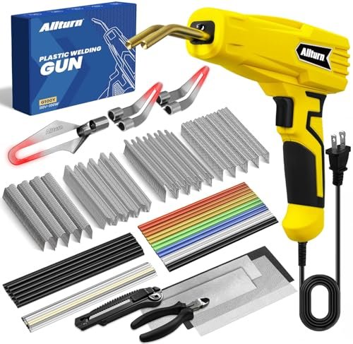 Allturn Plastic Welder, 2 in 1 Plastic Welding Kit, Hot...