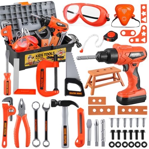 Kids Tool Set – Zealous 48 pcs Toddler Tool Set...