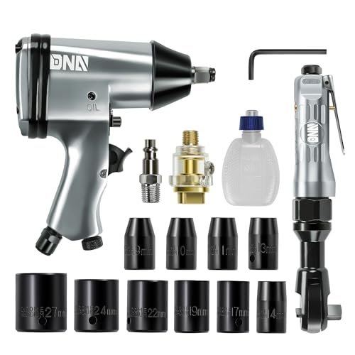 DNA MOTORING 17Pc Air Tool Kit 1/2-Inch Pneumatic Air...