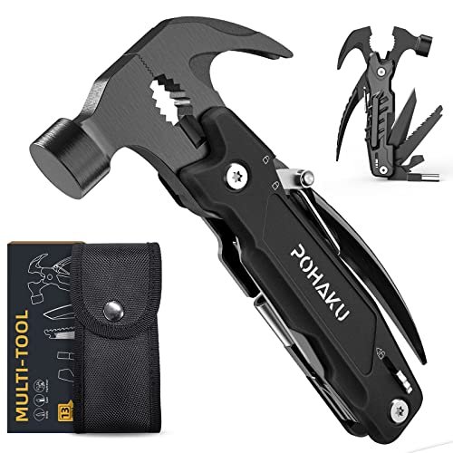 Pohaku 14-in-1 Multitool Hammer, Pohaku Multitool with DIY...