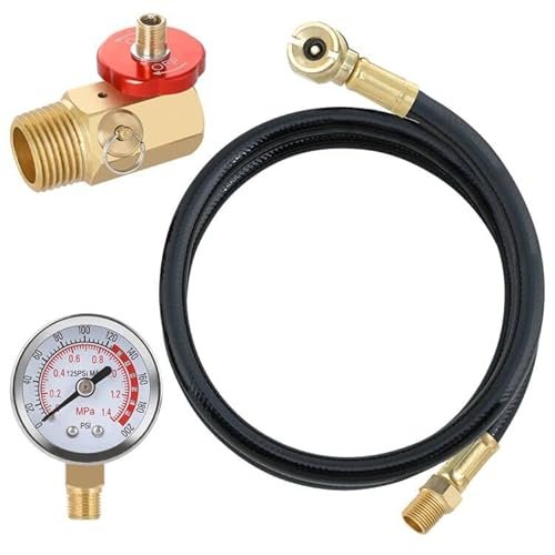 Hromee Air Tank Repair Kit w/Safety Valve, Pressure Gauge...