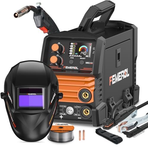 FEMEROL 140A 3 in 1 MIG Welder,Flux Core, MIG/Lift...