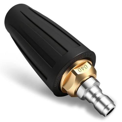 Xaxuqtu Turbo Nozzle Pressure Washer Tips, Max 4000 PSI,...