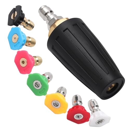 Pressure Washer Turbo Nozzle Tips, 4000 PSI 4.0GPM Quick...