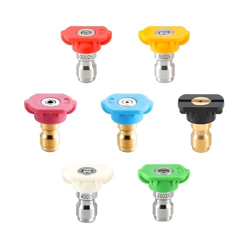 Tool Daily Pressure Washer Tips, Set of 7 Power Washer...