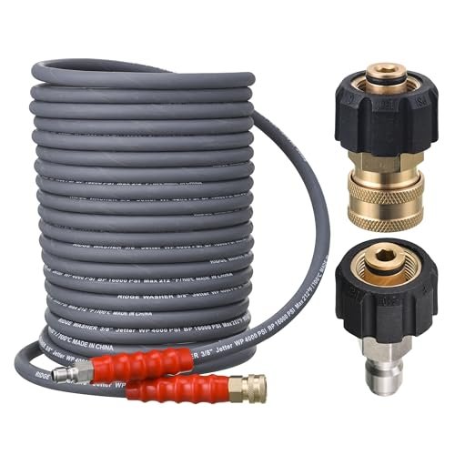 RIDGE WASHER Pressure Washer Hose 50 Feet X 3/8 Inch...