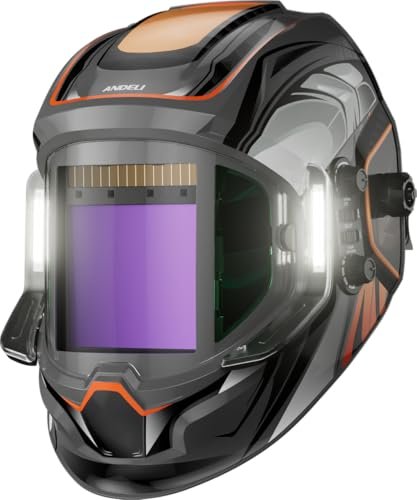 ANDELI Welding Helmet - Panoramic 180° View...
