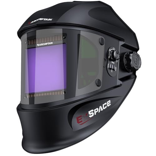 ARCCAPTAIN Auto Darkening Welding Helmet with Side View,...