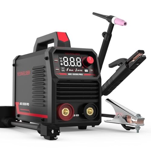 YESWELDER 205Amp Stick Welder Large LED Display with Lift...