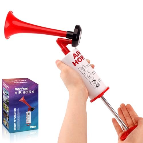 Handheld Air Horn, BANHAO Aluminum Loud Noise Maker Safety...
