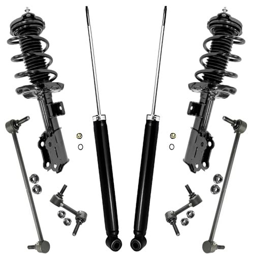 Detroit Axle - 8pc Struts Shock Suspension Kit for...