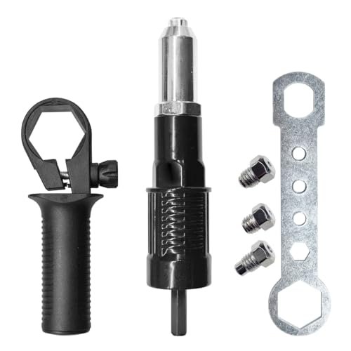 Tuxihapp Pop Rivet Gun Adapter Kit, Rivet Drill Tool with...