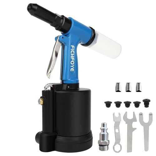 FICHFOYE Heavy Duty Pneumatic Rivet Gun, 3916lbf Rivet Gun...