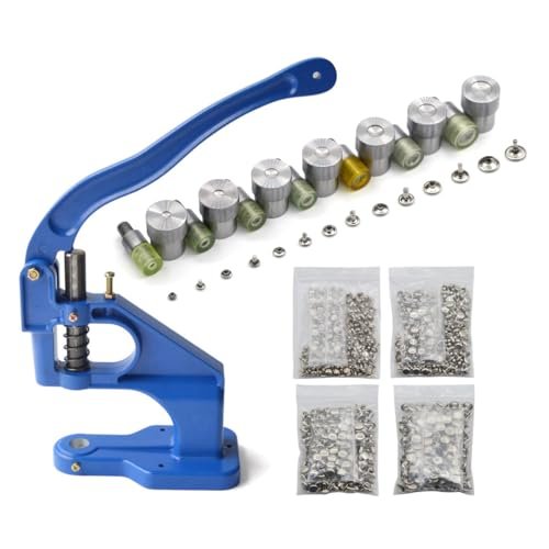 Yalando 1PC Blue Hand Press Machine and 7 Sets Double...