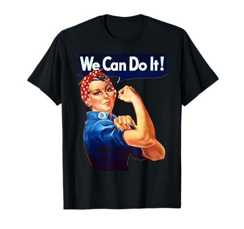 Rosie The Riveter Poster We Can Do It Feminist Retro...