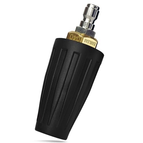 Turbo Pressure Washer Nozzle 4500 PSI, 1/4 Inch Quick...