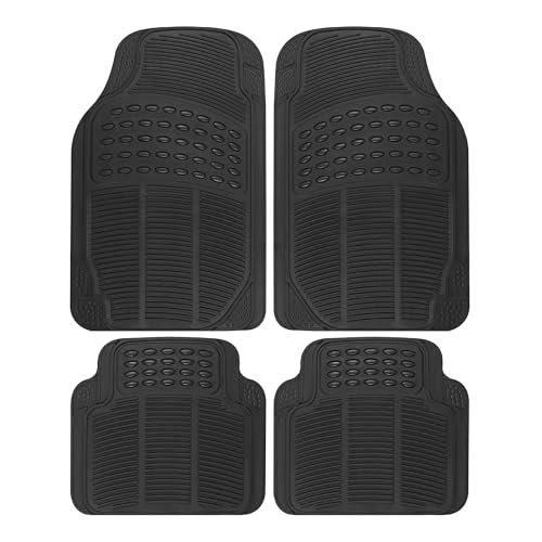 BDK Floor Mats, 4-Piece All-Weather Car Mat with Universal...
