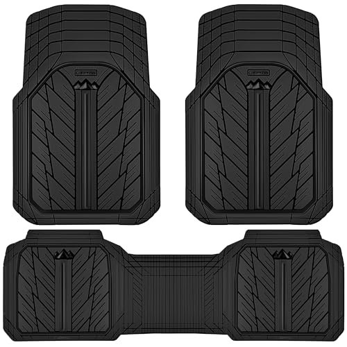 CAR PASS Heavy Rubber Car Floor Mats, Deep Waterproof Car...