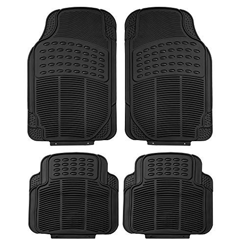 FH Group Automotive Floor Mats - Heavy-Duty Rubber,...