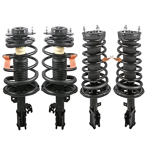 MOSTPLUS Front & Rear Complete Shock Strut Spring Assembly...