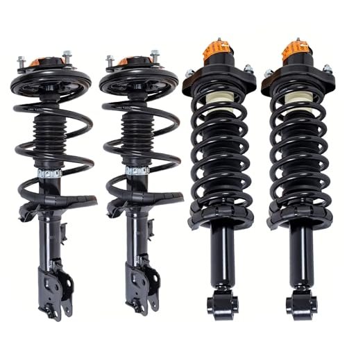 MOSTPLUS 4PCS Front+Rear Complete Struts Shock Assembly...