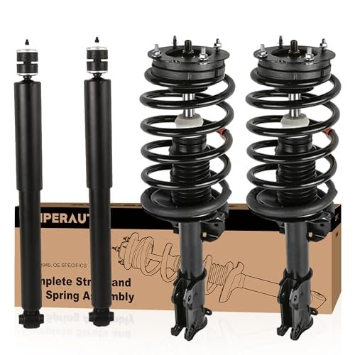 KUIPERAUTO 4PCS Rear and Front Struts Shocks Absorbers...
