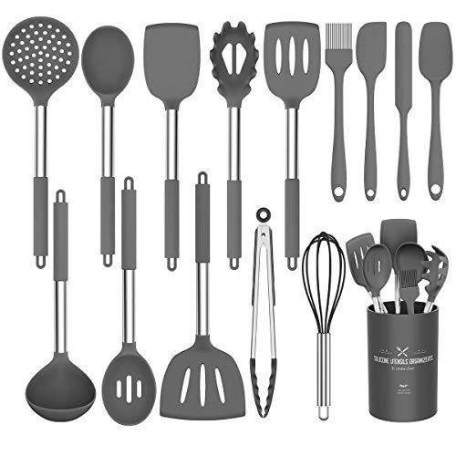 Silicone Cooking Utensil Set,Umite Chef Kitchen Utensils...