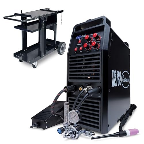 Eastwood 200 Amp AC/DC TIG Welder for Welding Steel...