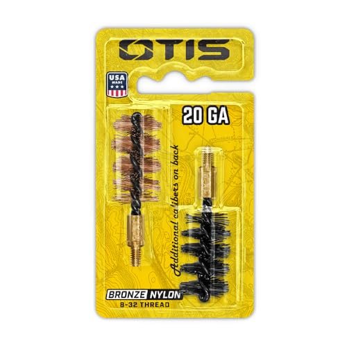 Otis Technology 20 Gauge Bore Brush 2 Pack (Nylon &...