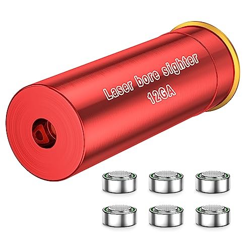 EZshoot Laser Bore Sight, 12 Gauge Bore Sight Laser Red...