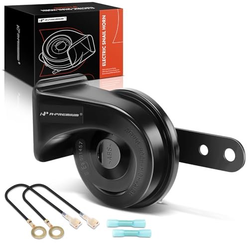 A-Premium Snail Horn High Universal Electric Horn - 12V...