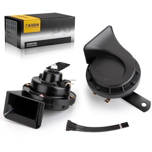FARBIN Horns Auto Horn 12V Car Horn Loud Dual-Tone...