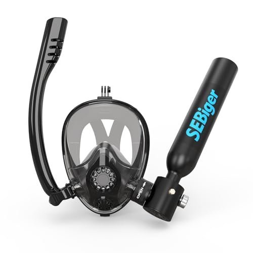 Snorkel Mask Mini Scuba Tank 0.5L Up to 6 Minutes...