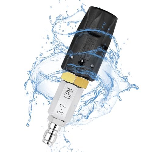 Adjustable Downstream Soft Wash Nozzle, Twist Nozzle 0 to...