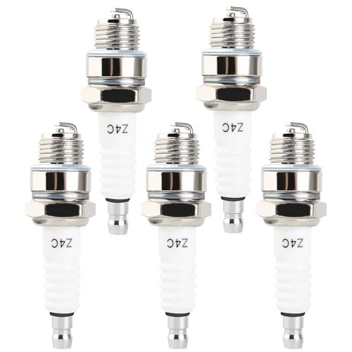 QAZAKY 5pcs Spark Plug Z4C for 49cc 50cc 66cc 70cc...
